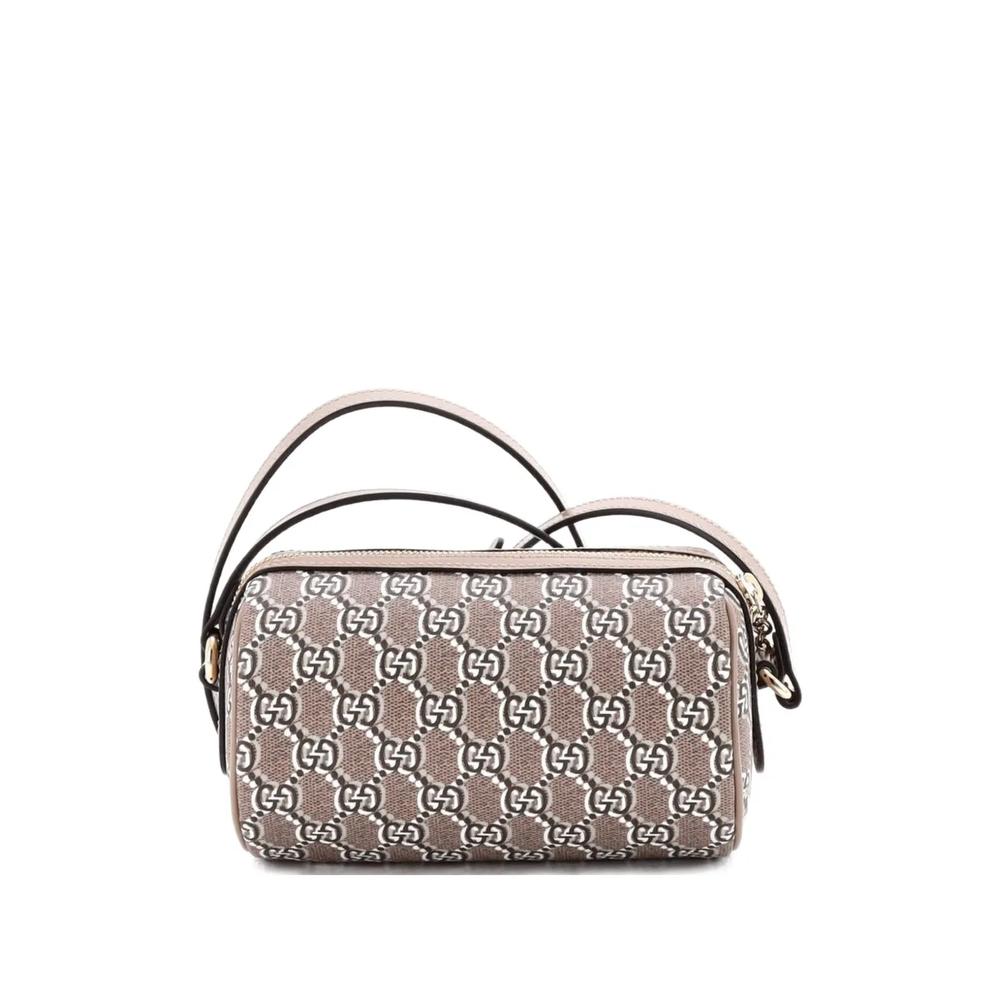 Мини-сумка на плечо Cylindrical GG Shadow Coated Canvas 2
