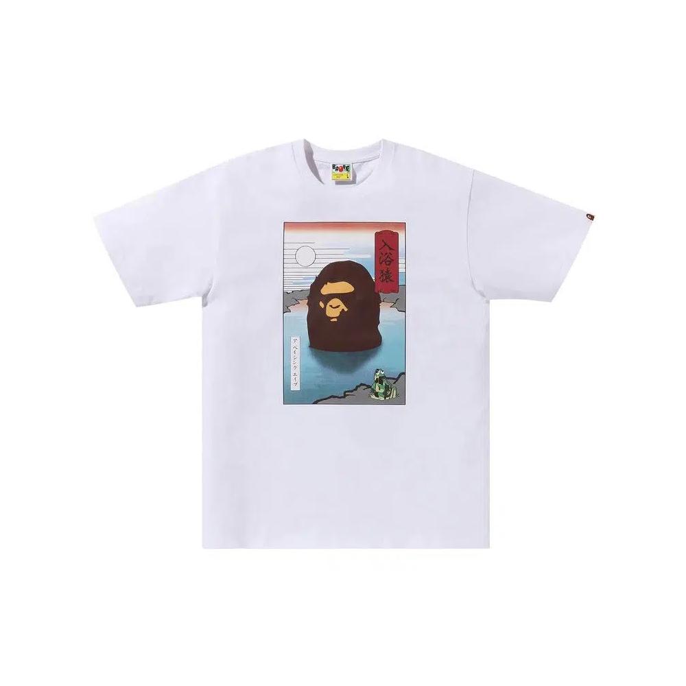 Футболки с коротким рукавом BAPE Japan Souvenir Tee #1 «White» 1