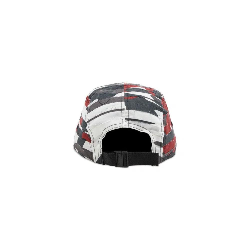 Кепка Supreme Layered Camo Camp Cap 'Red' 4
