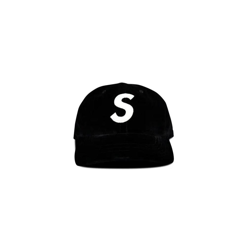 Кепки Supreme Velvet S Logo 6-Panel 'Black' 1