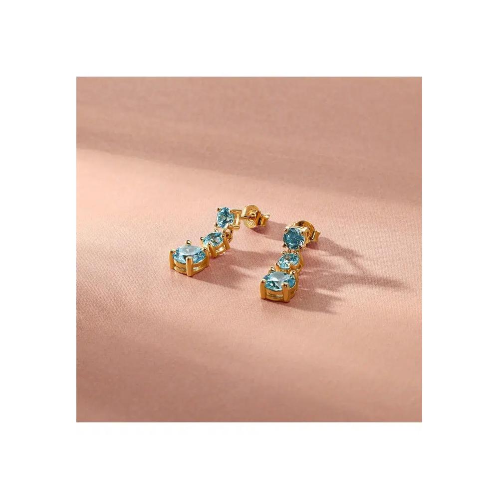 MORELLATO TESORI Серьги синие и золотые SAIW301 5