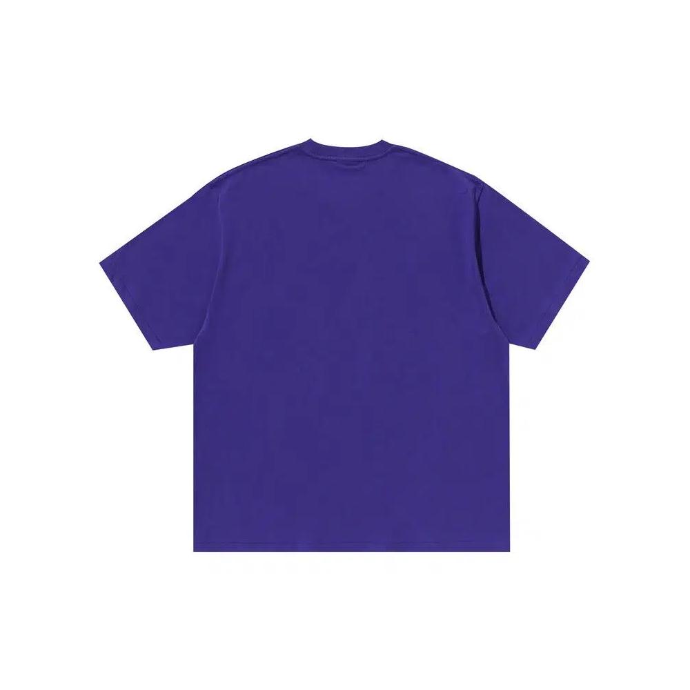 Футболки с коротким рукавом BAPE Gothic College Relaxed Fit Tee 'Purple' 2
