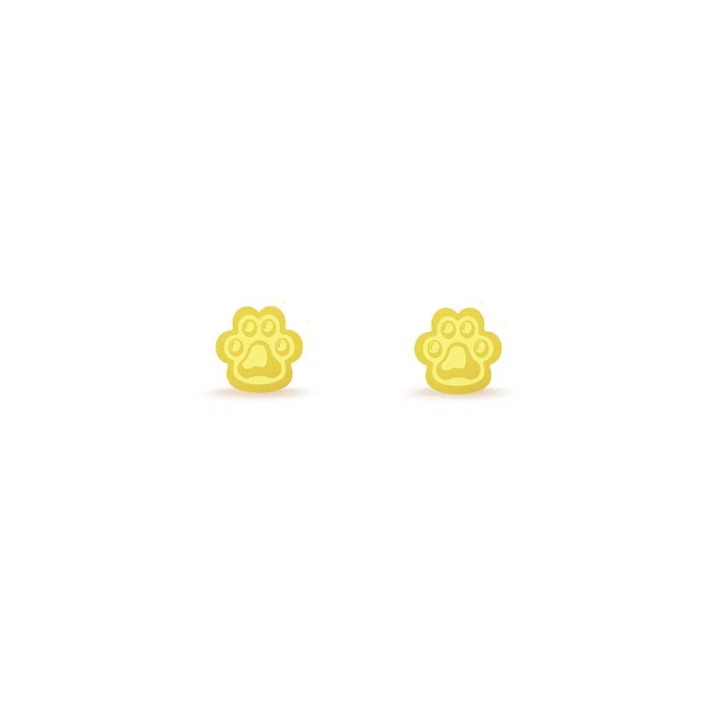 5G Gold Collection 375/9K Золотые серьги-кошачьи лапки S182 1