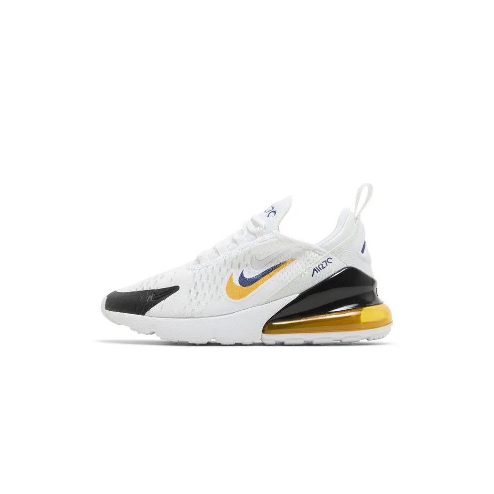 Кроссовки Nike Air Max 270 GS 'Multi-Swoosh - White University Gold' 3