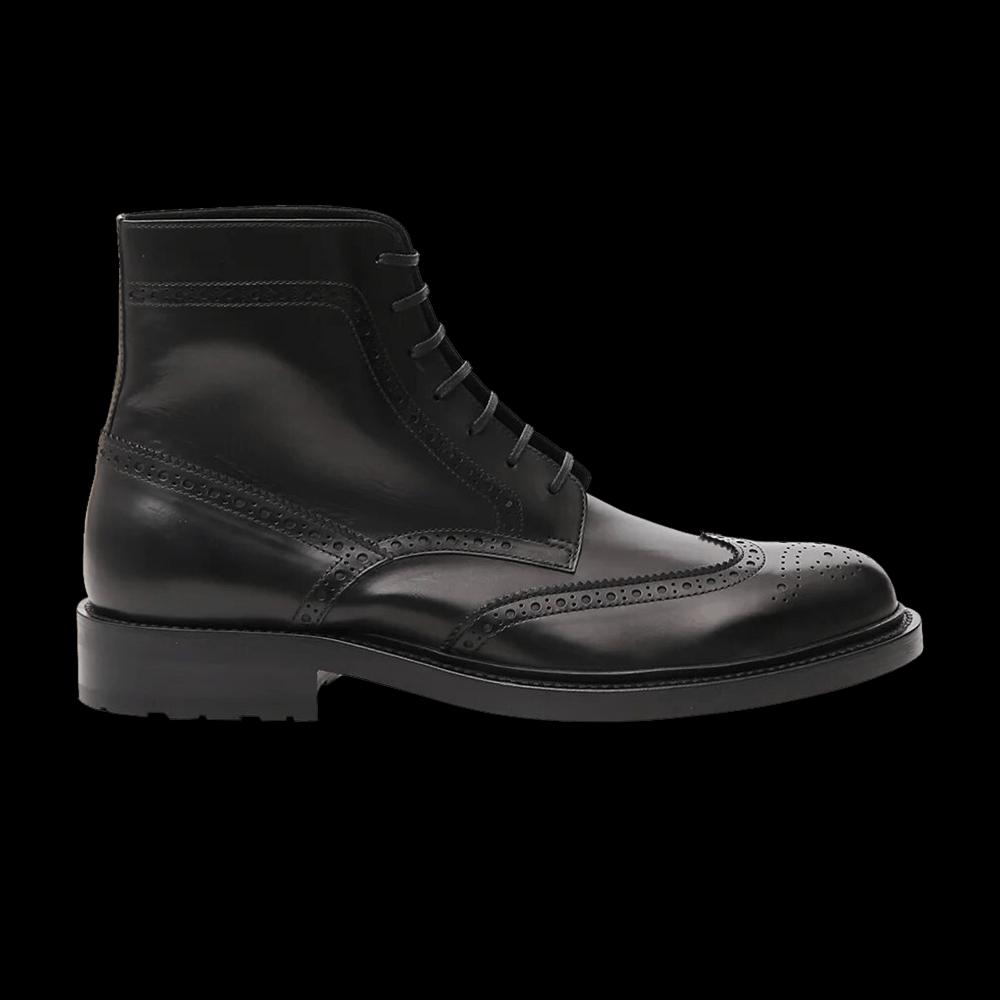 Ботинки Saint Laurent Army 20 Lace Up Boot 'Черный' 1