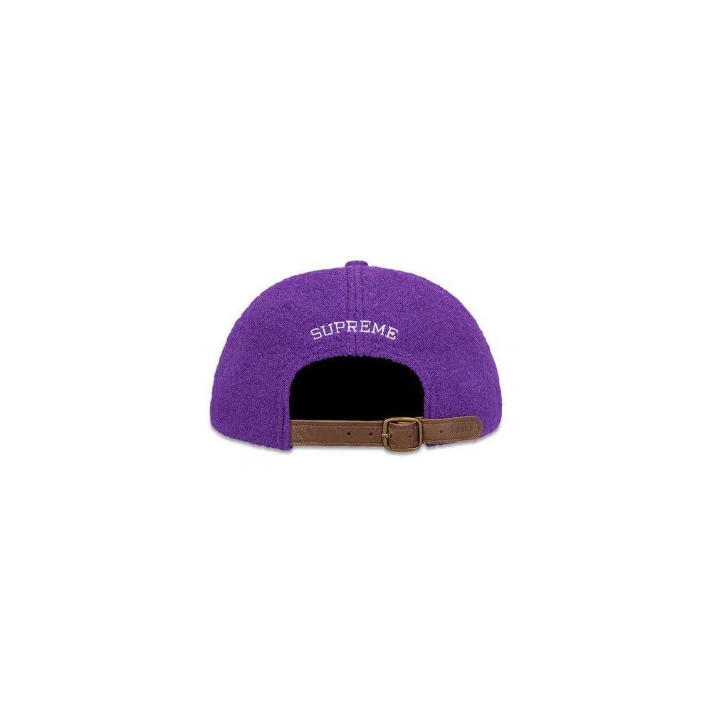 Кепки-снапбеки Supreme Boiled Wool S Logo 6-Panel 'Purple' 2