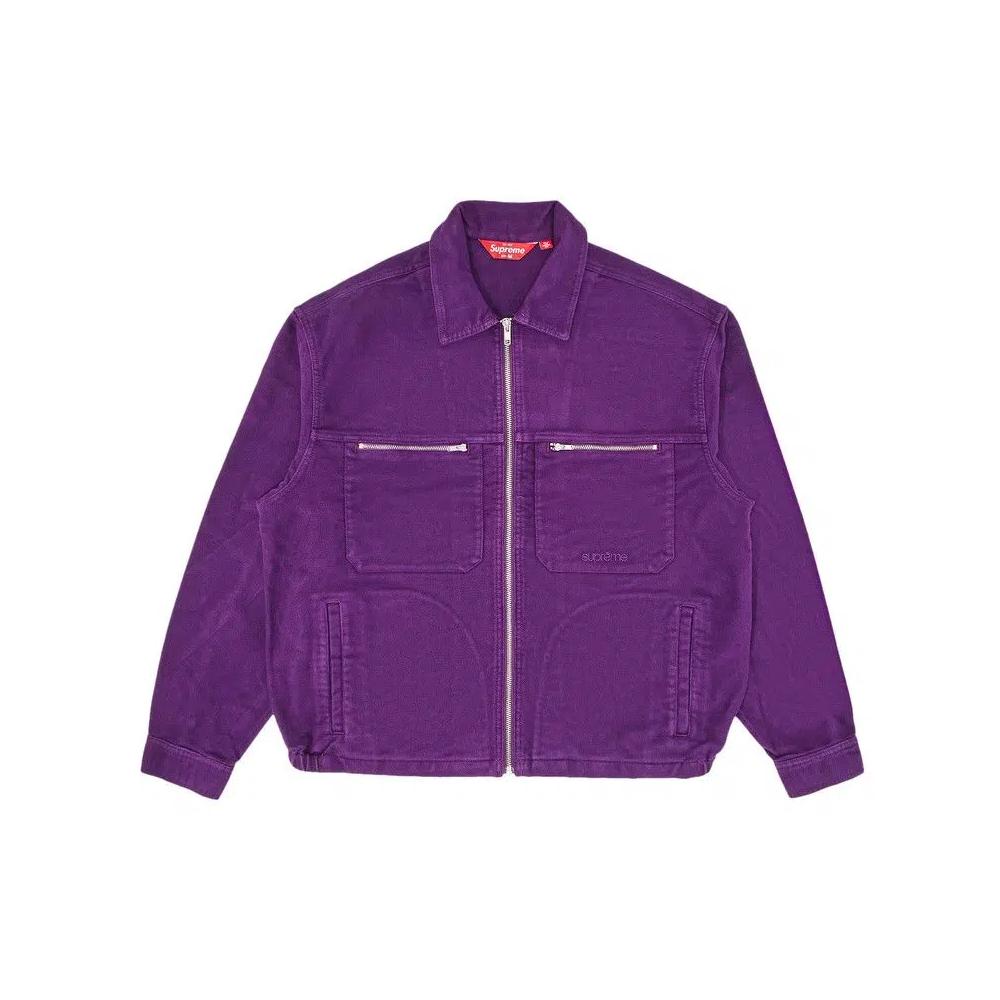 Верхняя одежда Supreme Moleskin Work Jacket 'Purple' 1