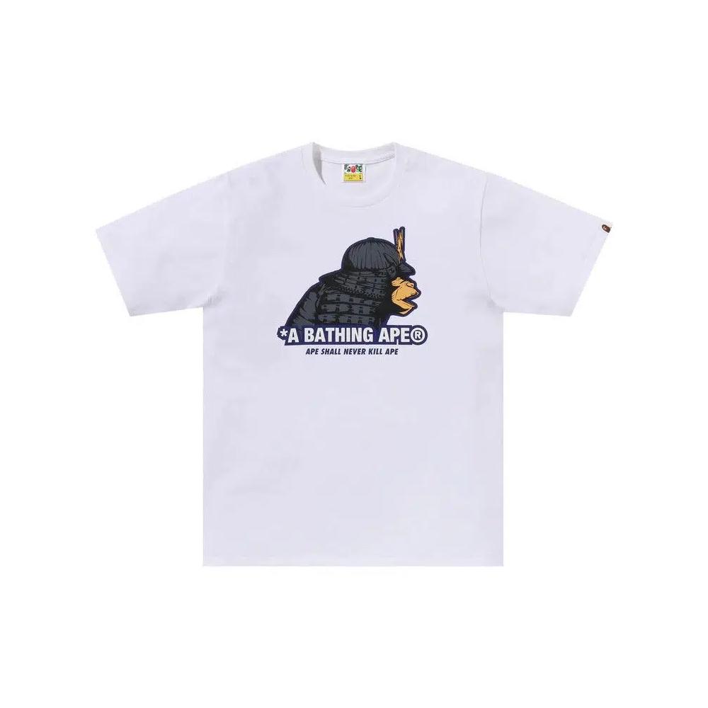 Короткий рукав футболки BAPE Samurai Tee 'White' 1