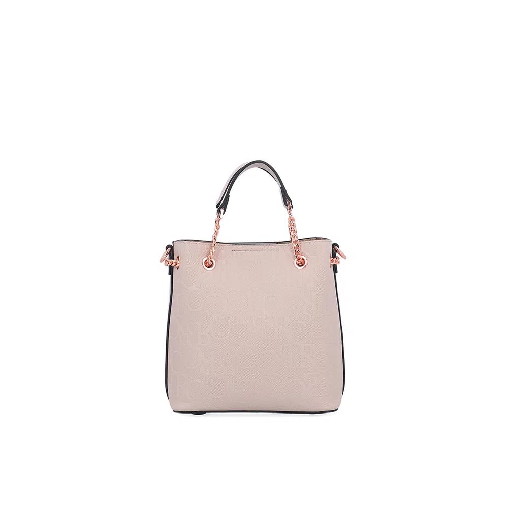 CR Roselle Chain Top Handle Bag - Бежевый 2