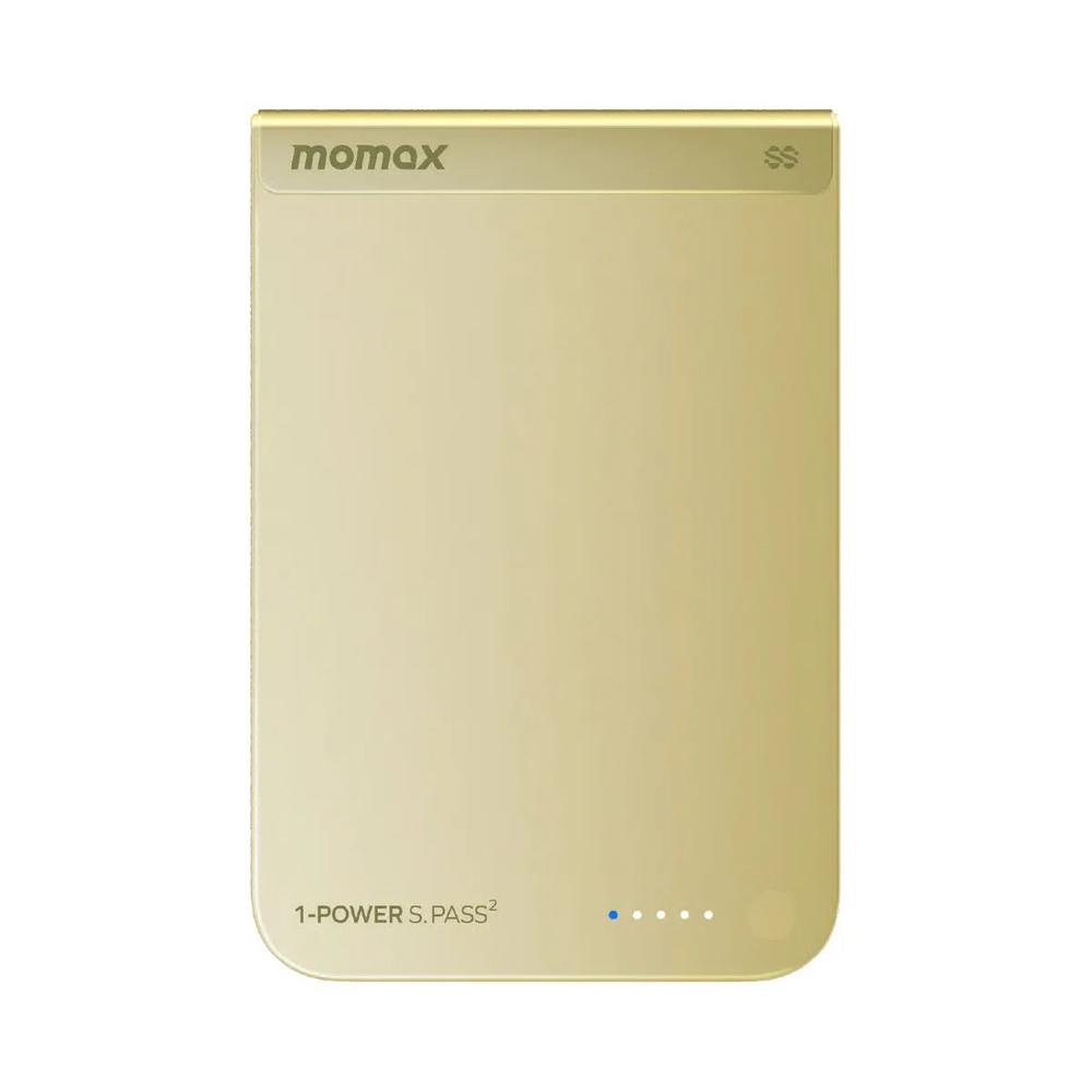 Momax 1-Power S.Pass² 10000mAh Qi2 магнитный пауэрбанк - желтый 2