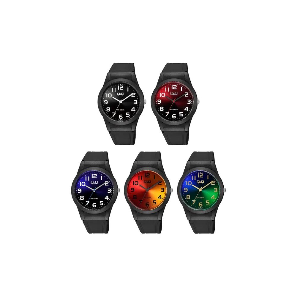 Часы Citizen V25A-002VY женские аналоговые с чёрным ремешком из смолы 3