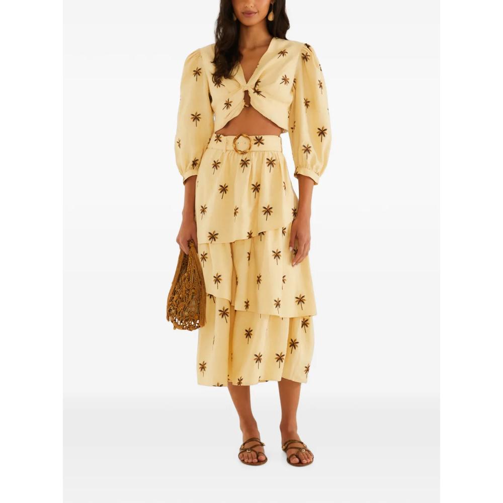 Юбка миди с поясом 2