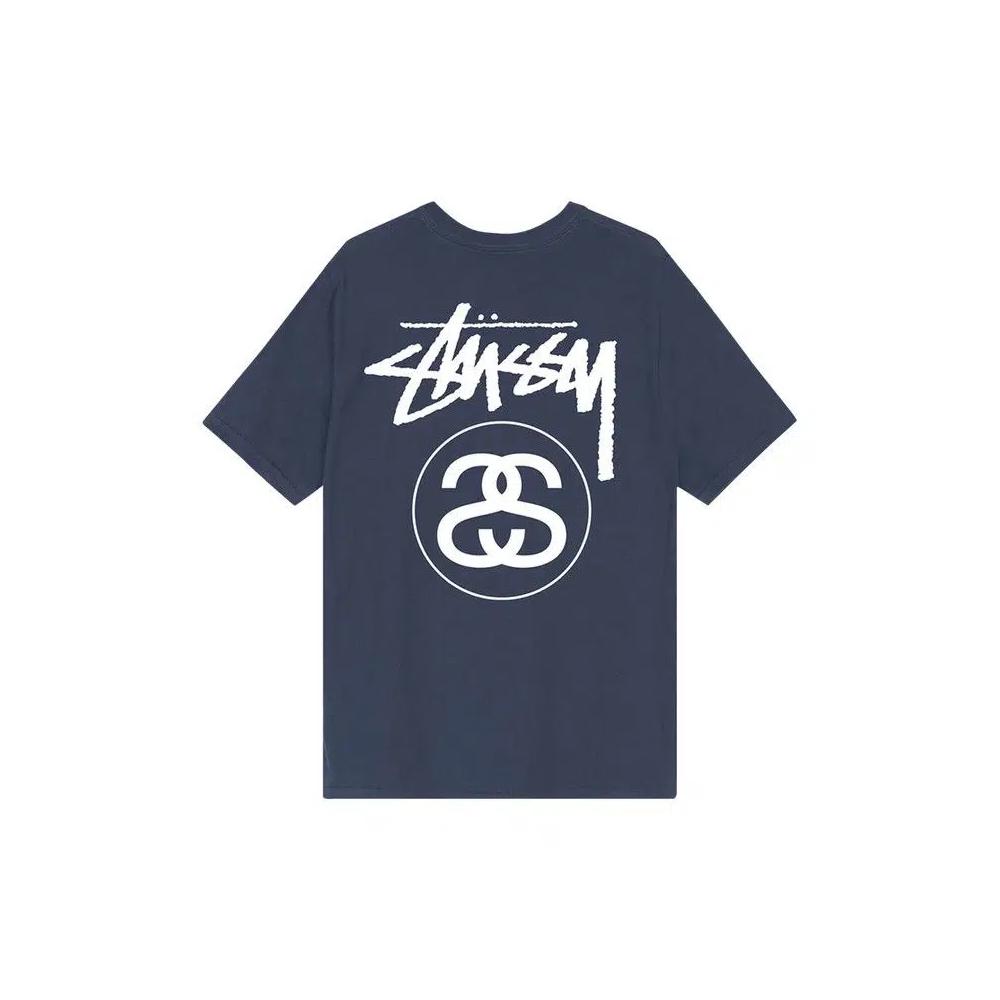 Футболки Stussy Stock Link Tee 'Navy' 2
