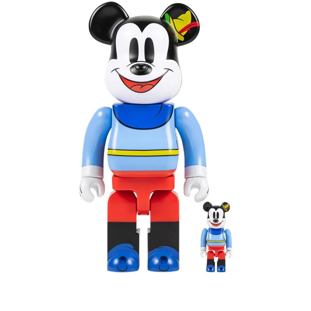 Набор фигурок Be@rbrick Mickey Mouse BearbrBrave Little Tailor 100% + 400% из коллаборации с Disney 1