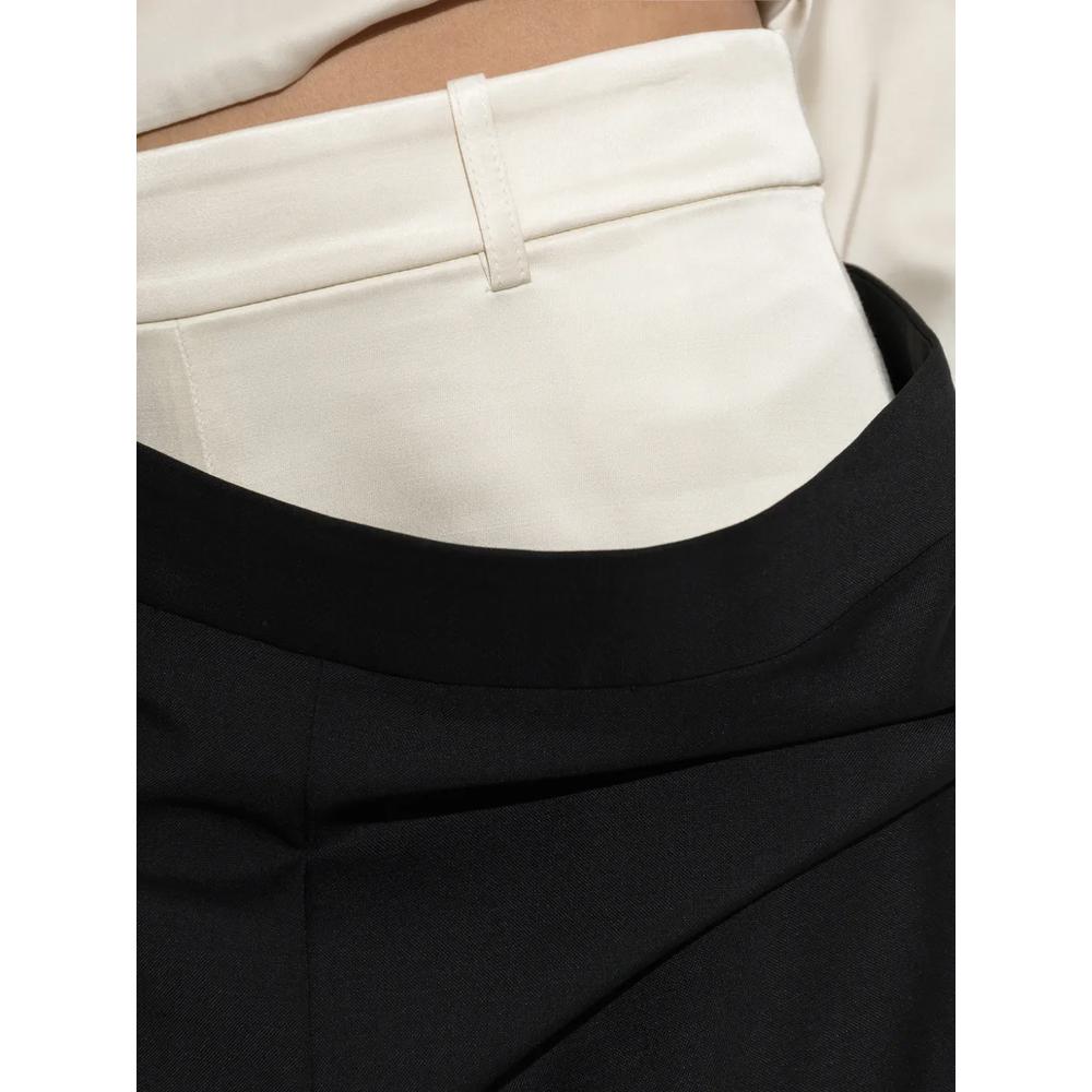 pleated fold-over trousers 5