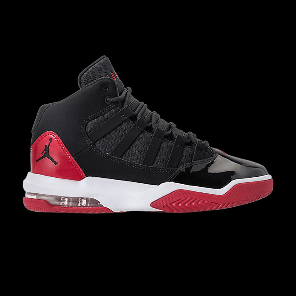 Кроссовки Air Jordan Max Aura GS 'Black Gym Red' 1