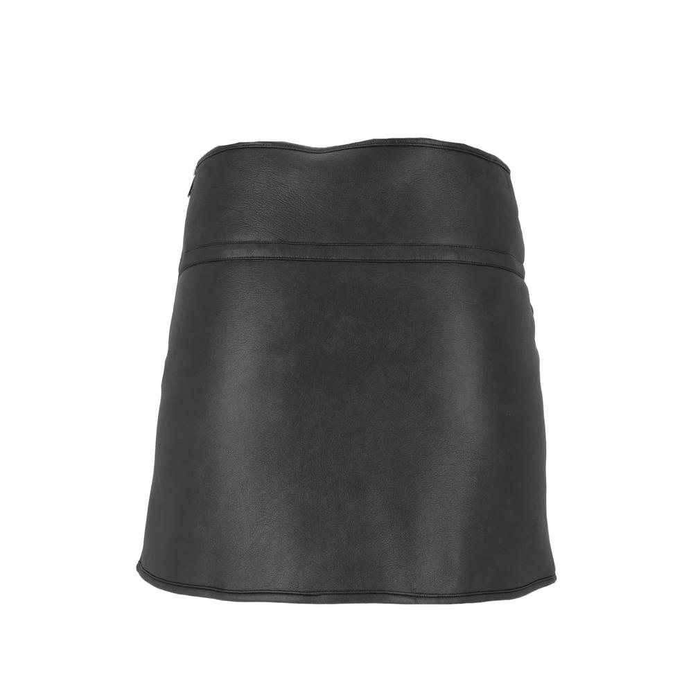 high-waisted zip-fastening mini skirt 2