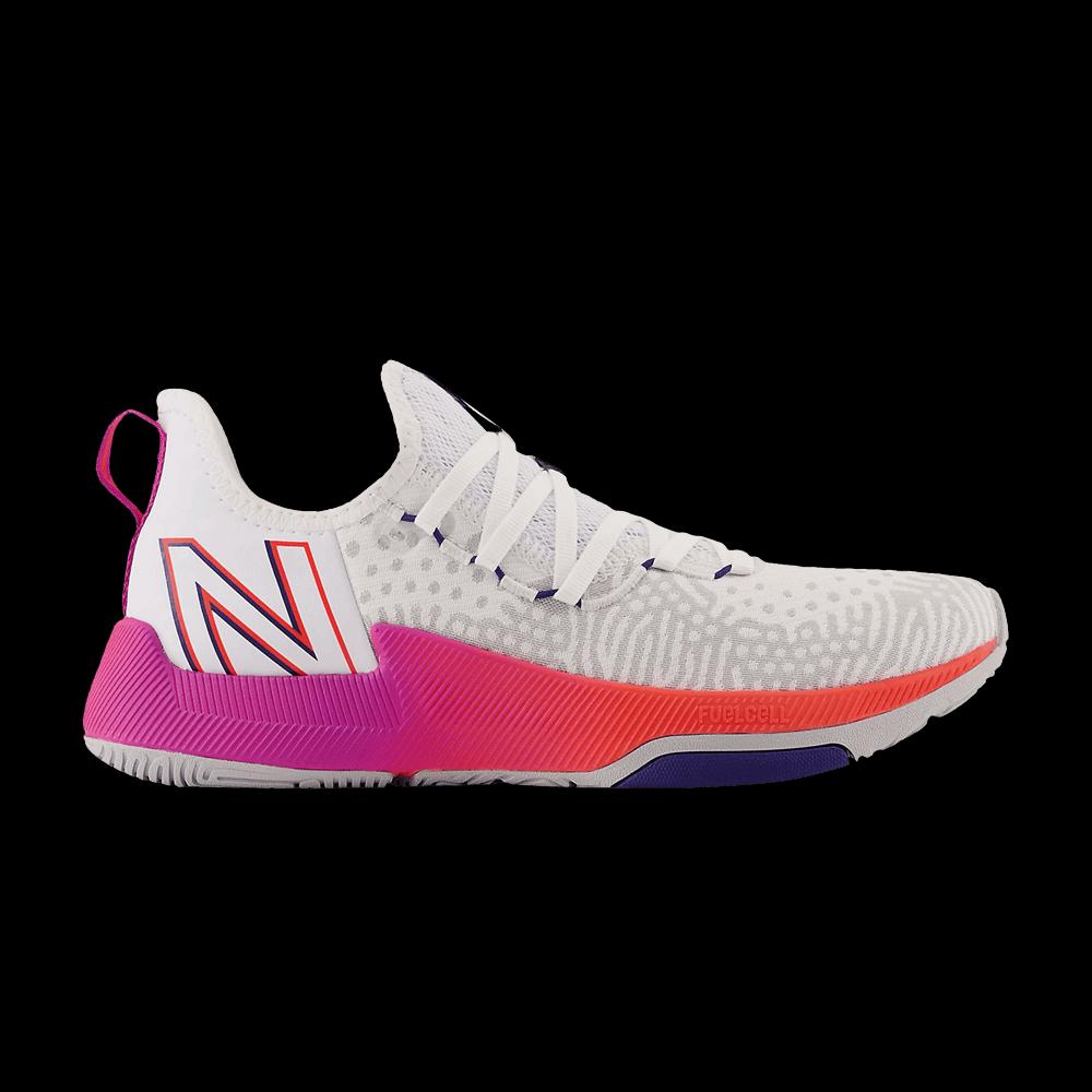 Кроссовки New Balance Wmns FuelCell Trainer Wide 'White Magenta' 1