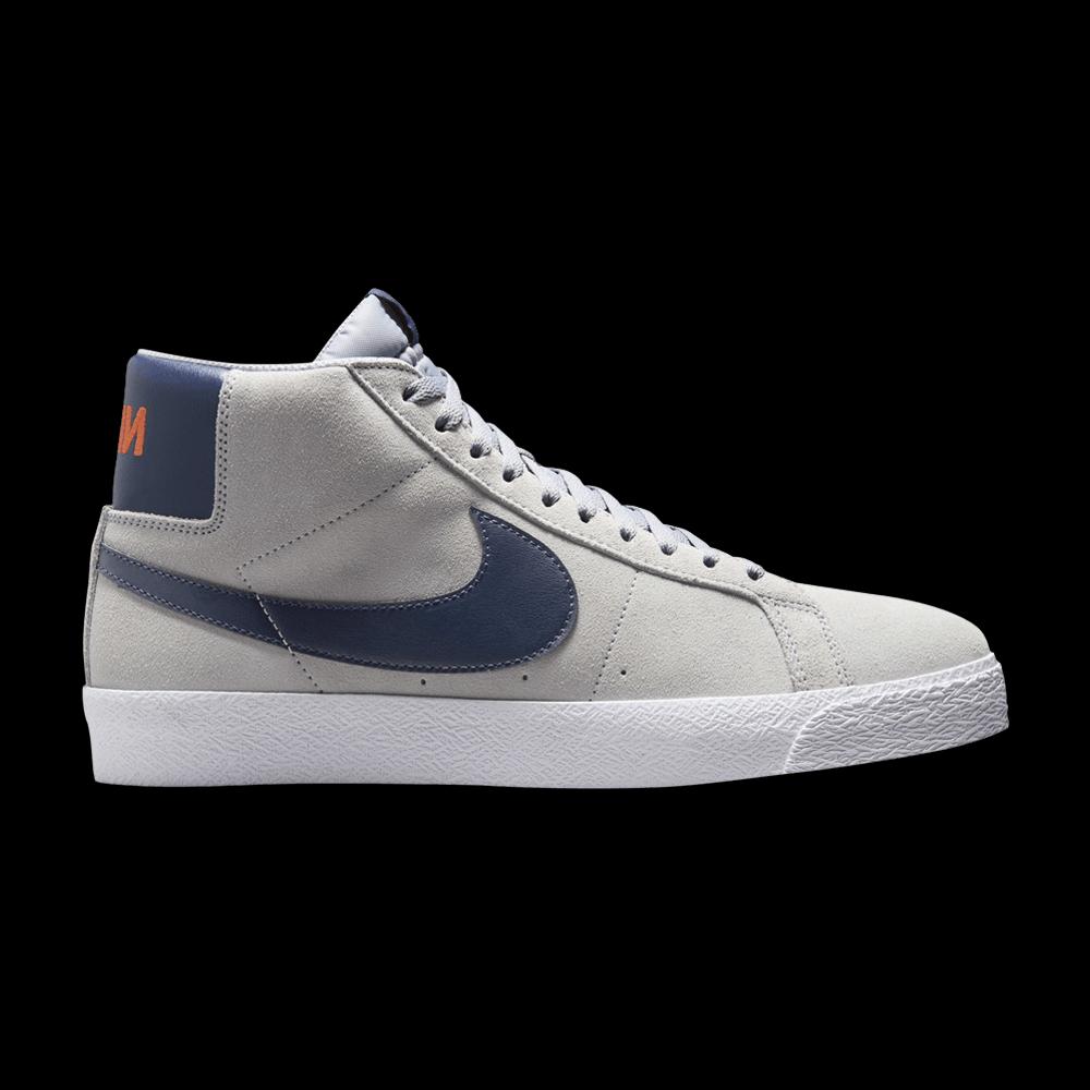 Кроссовки Nike Zoom Blazer Mid SB 'Wolf Grey Midnight Navy' 1