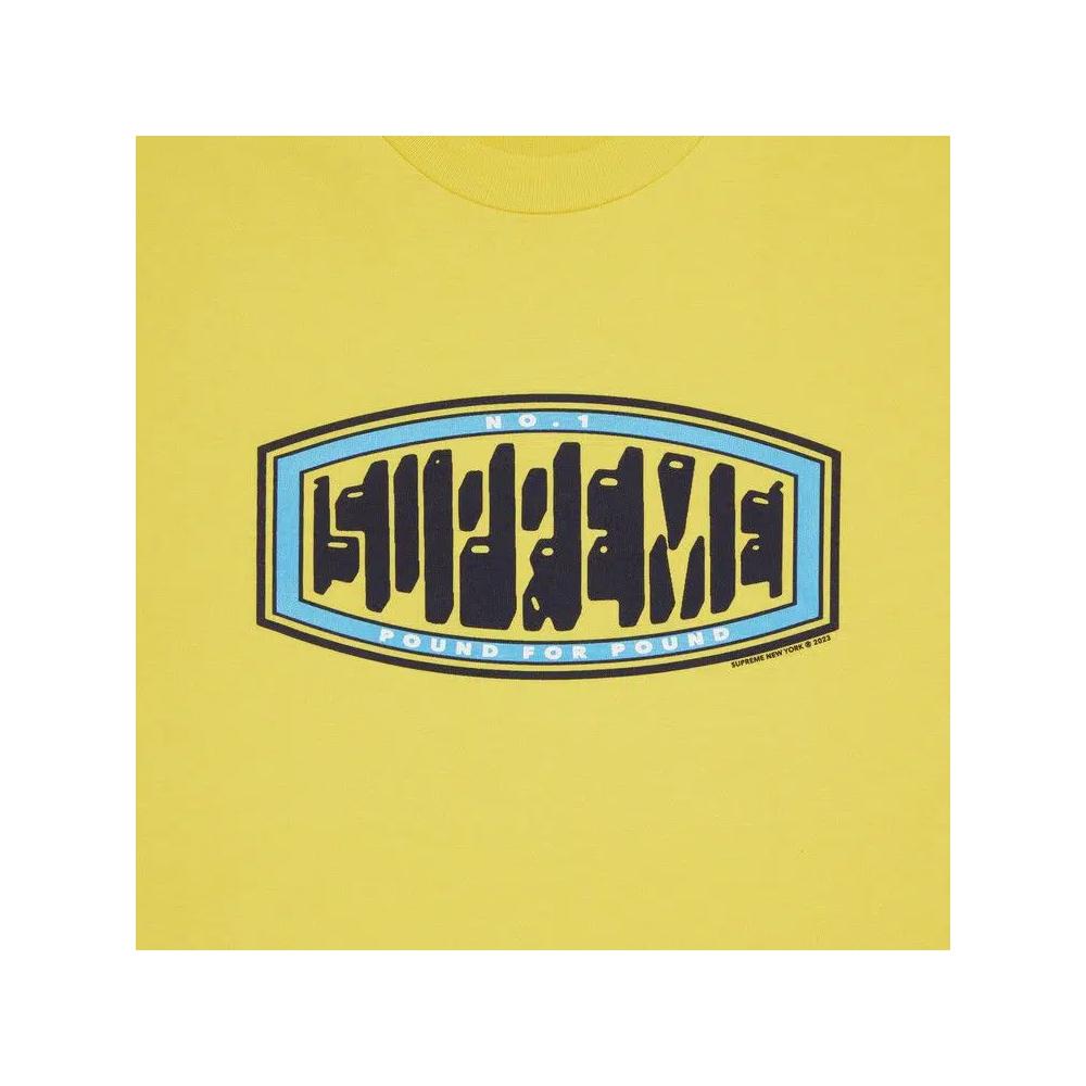 Футболка T-Shirts Supreme Pound Tee 'Yellow' 2