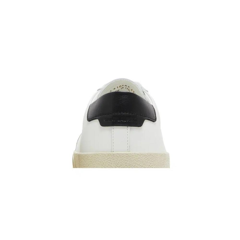 Кроссовки Saint Laurent SL-06 Court Leather 'White Black' 2023 7