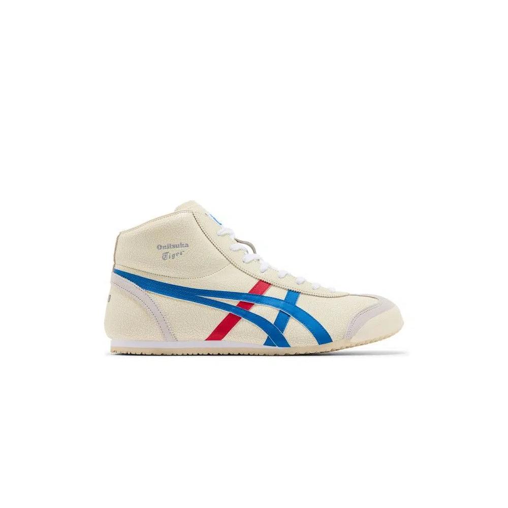 Кроссовки Onitsuka Tiger Mexico Mid Runner «White Blue» 1