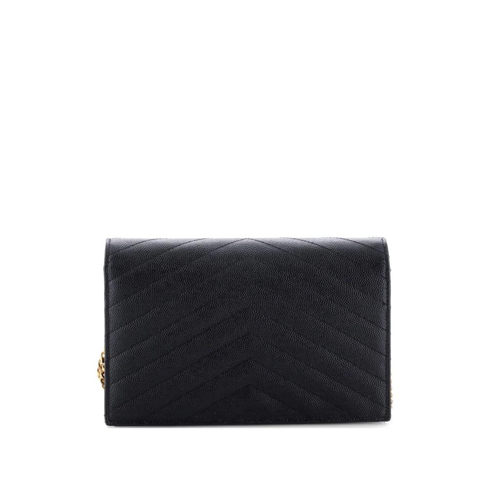 Маленькая сумка через плечо Classic Monogram Wallet on Chain Matelasse Chevron 2