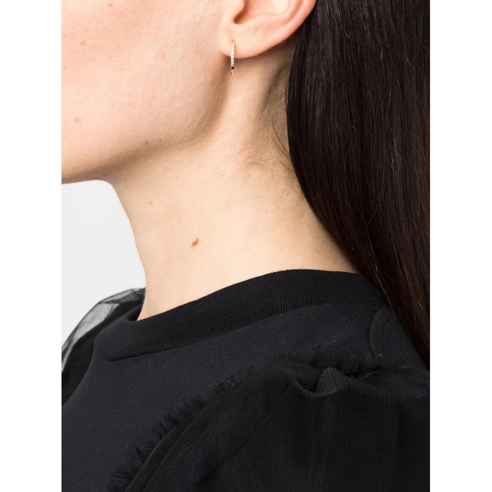Серьга-хагги Lamarr 10 из желтого золота 2