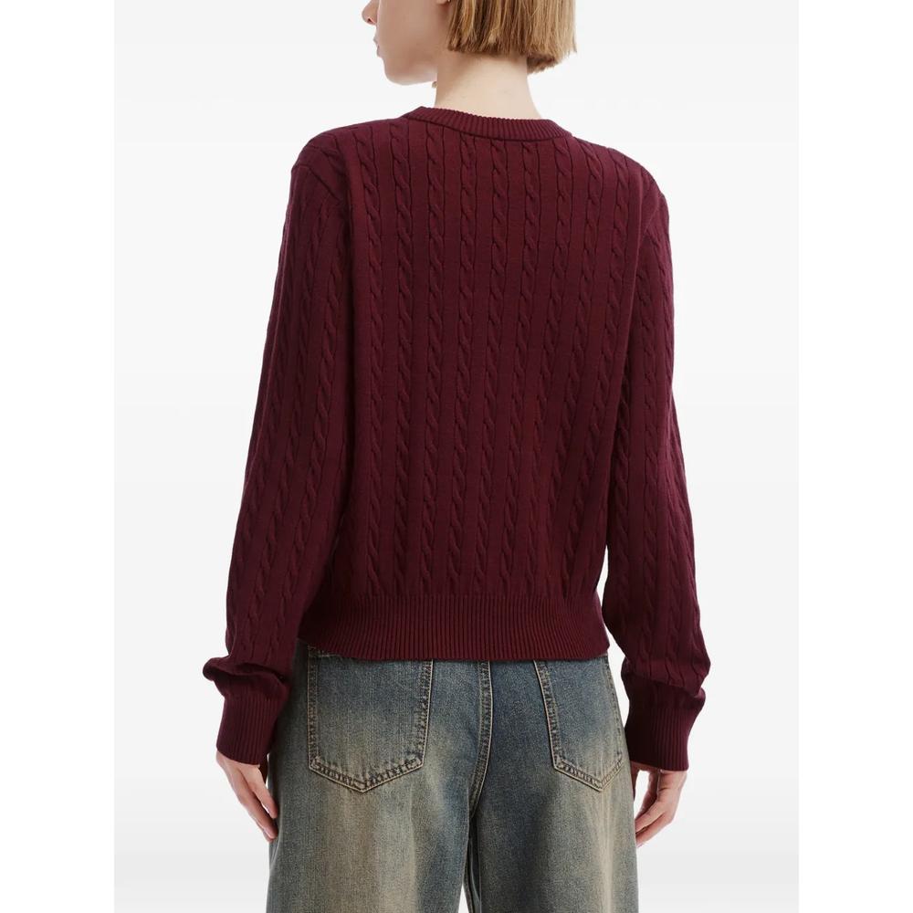 cable-knit embroidered sweater 4