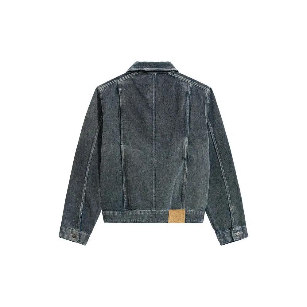 Куртки KidSuper Flocked Work Jacket «Серый в стирке» 2
