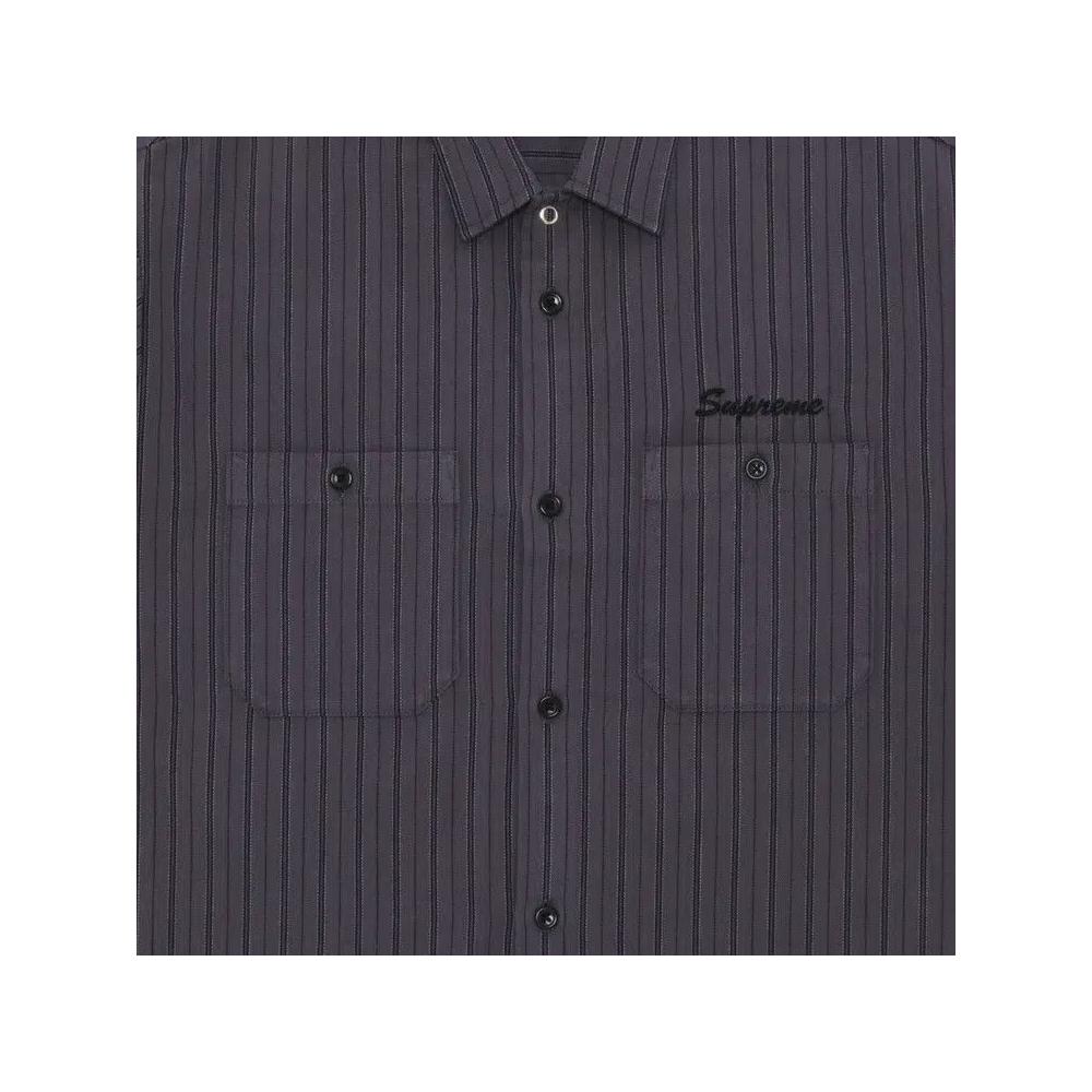 Рубашки Overshirts Supreme AOI Eyes Short-Sleeve Work Shirt 'Stripe' 3