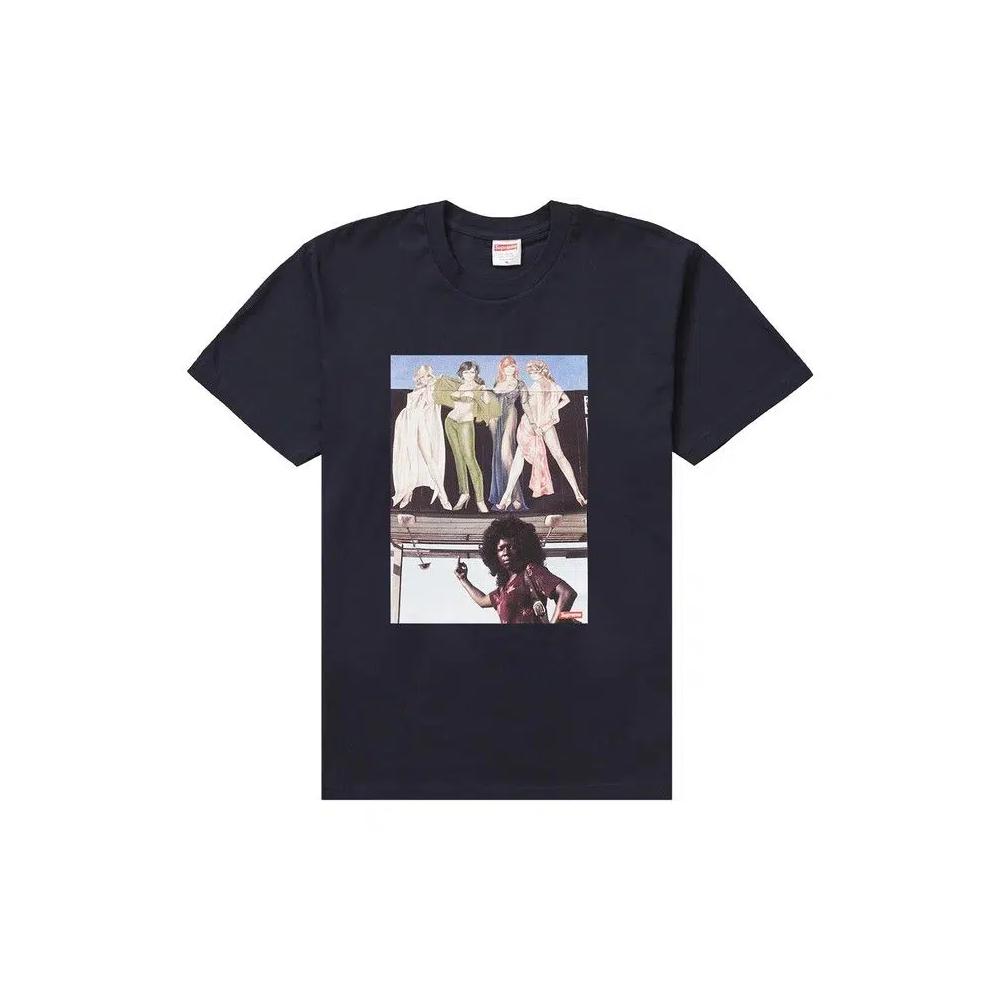 Топы Supreme American Picture Tee 'Темно-синий' 1