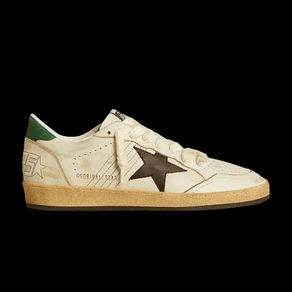 Кроссовки Golden Goose Ballstar 'White Platinum Black' 1