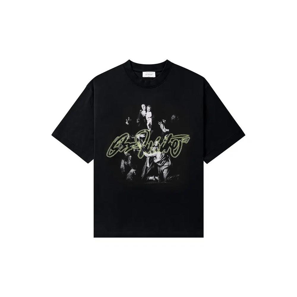 Футболки с коротким рукавом Off-White Script Mary Skate Tee 'Black' 1