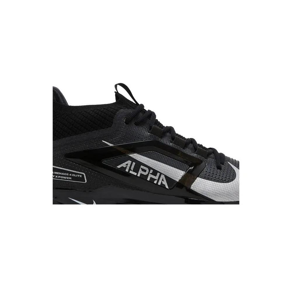 Бутсы Nike Alpha Menace 4 Elite 'Black Metallic Silver' 2