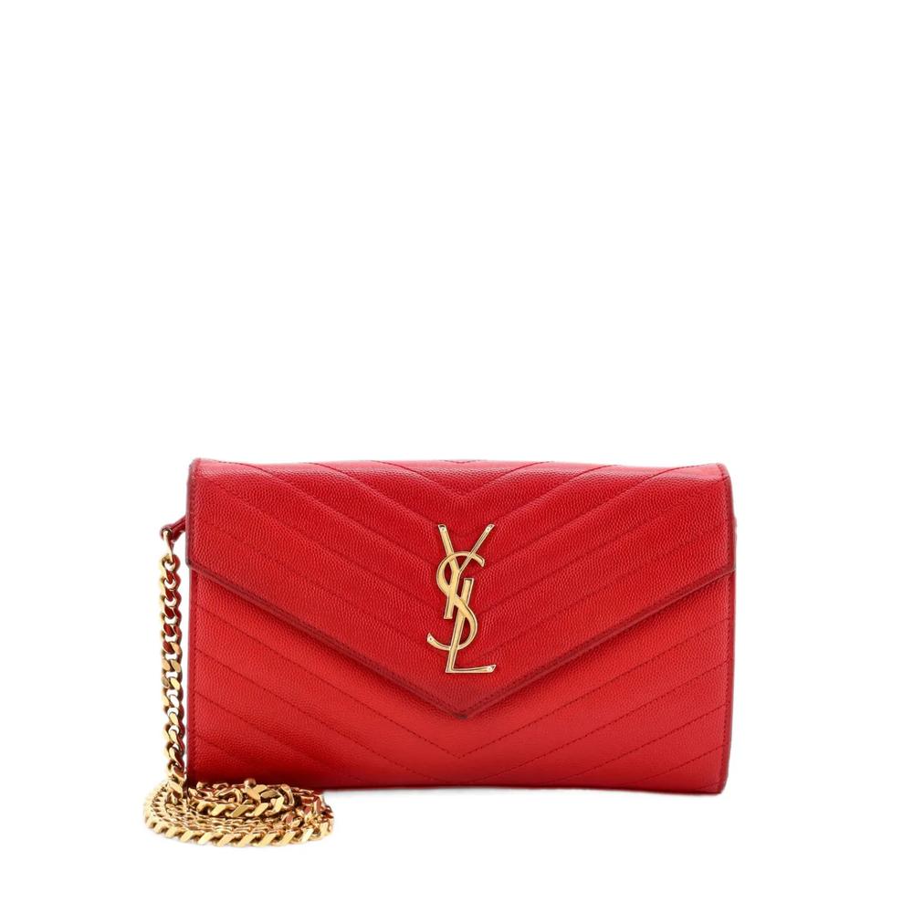 Сумка через плечо Classic Monogram Wallet on Chain Matelasse Chevron Leather Medium 1