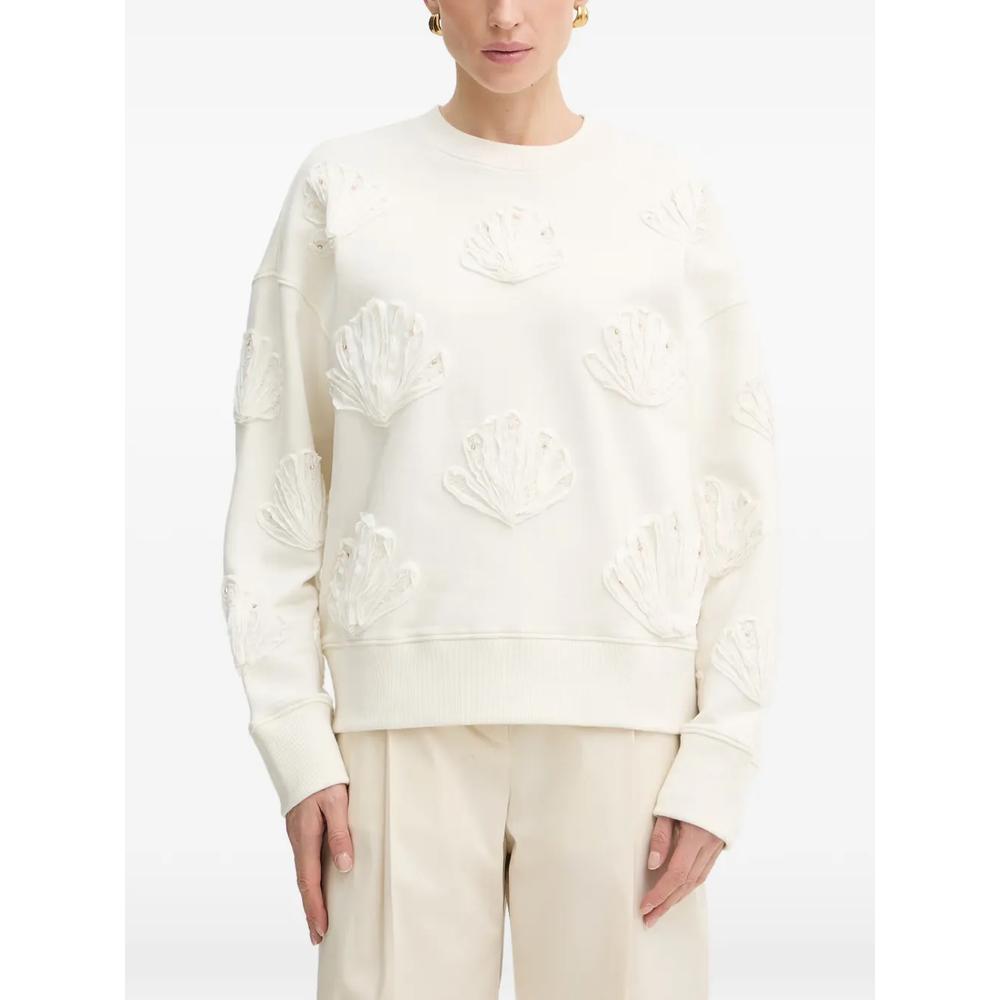 shell-appliqué sweatshirt 1