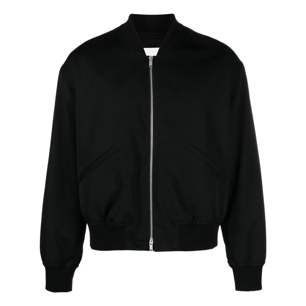zip-up wool bomber jacket 1