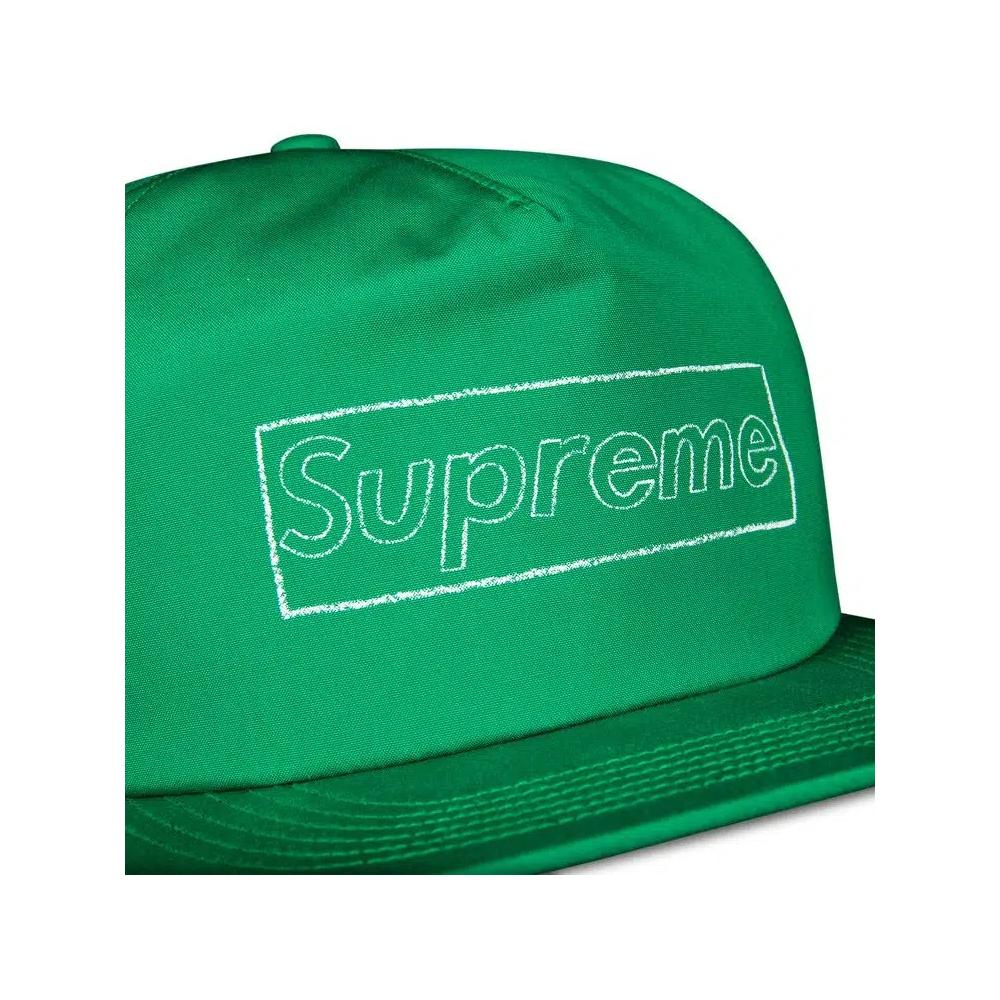 Бейсболки Supreme x KAWS Chalk Logo 5-Panel 'Зеленый' 3