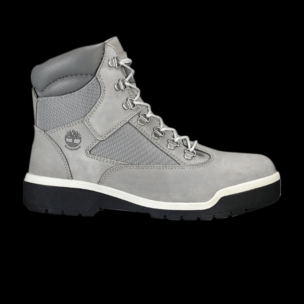 Ботинки Timberland 6 Inch Waterproof Field Boot 'Серый белый' 1