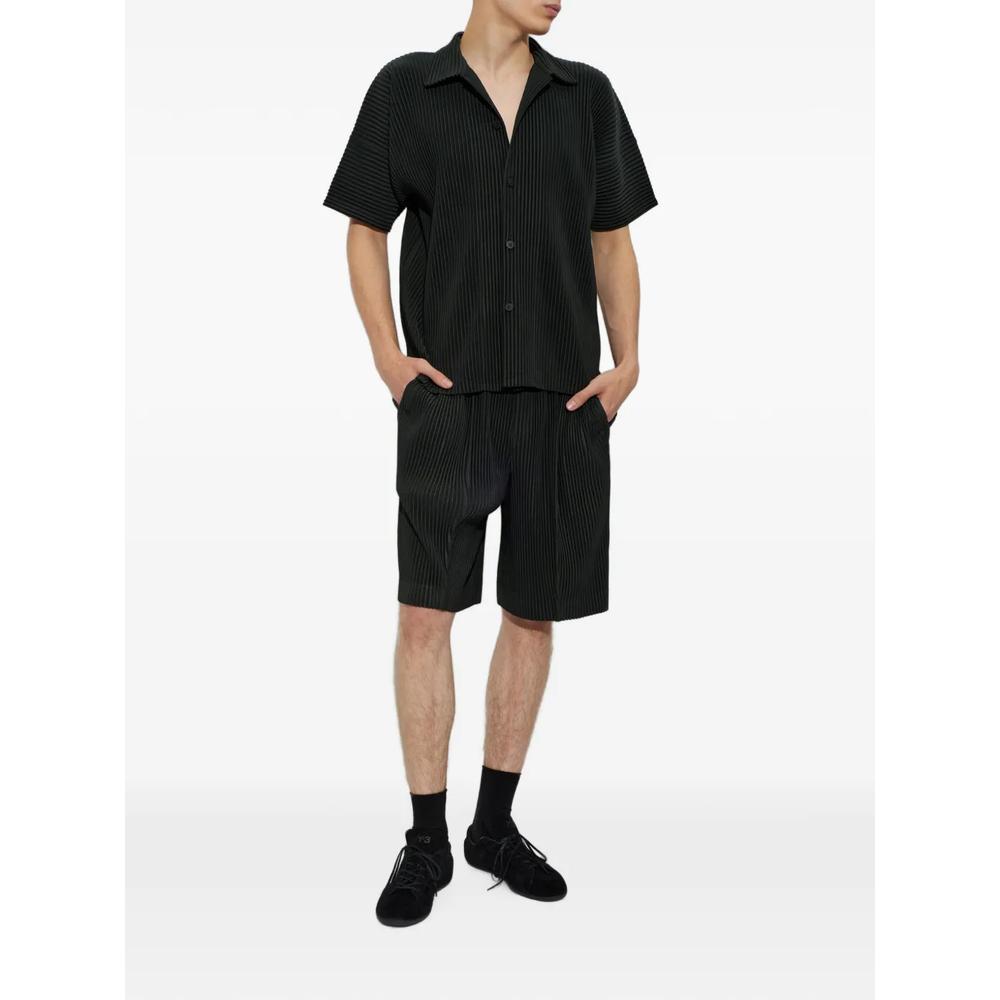 pleated short-sleeve shirt 2