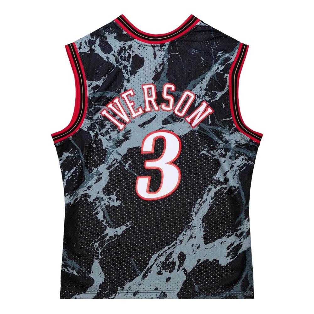 Футболка Allen Iverson NBA Philadelphia 76ers 2000 Marble Swingman 2