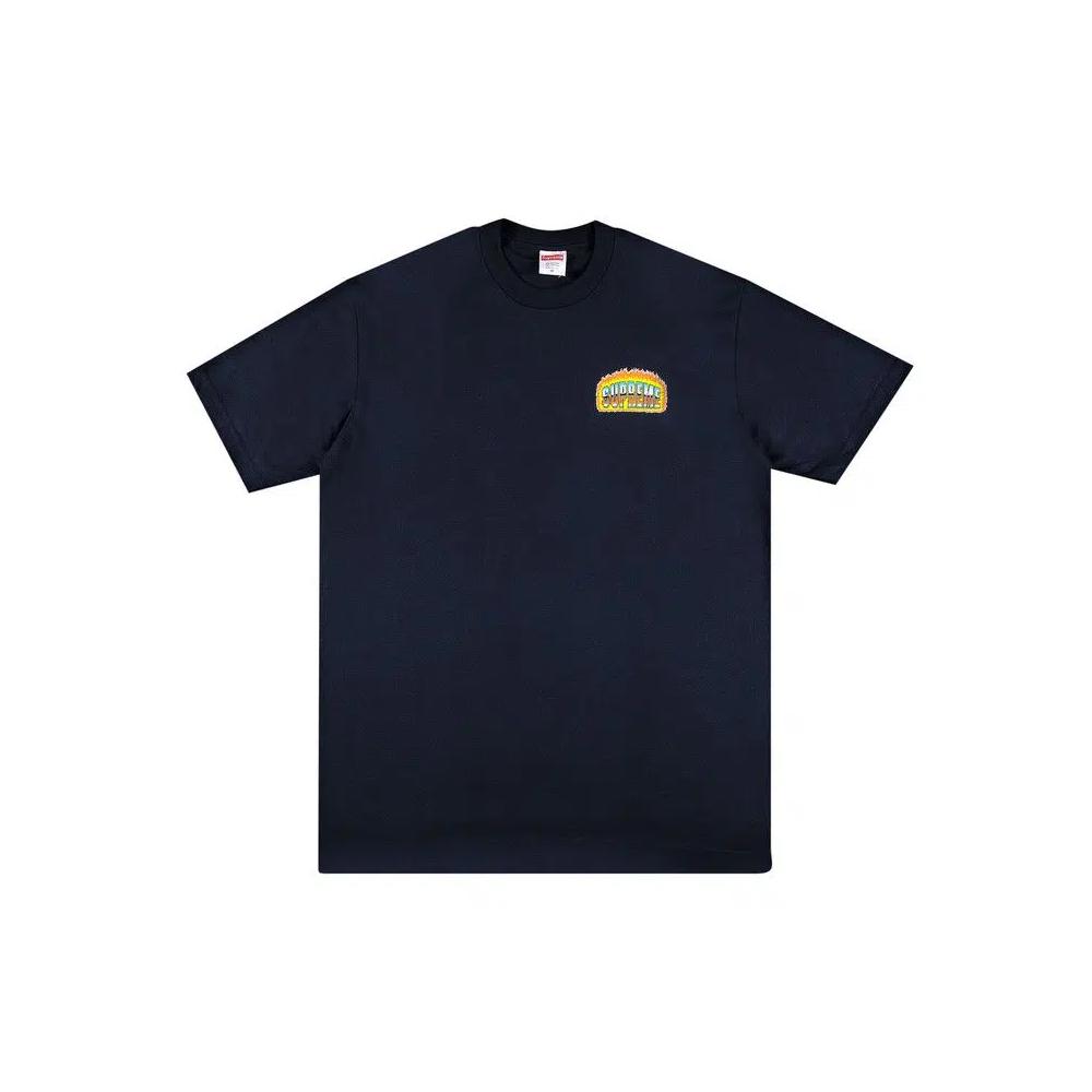 Футболки Supreme Chrome Tee 'Navy' 1
