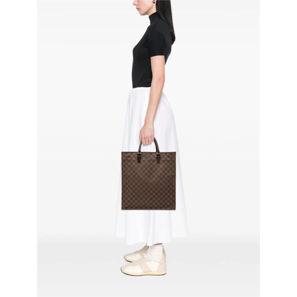 Сумка-тоут Damier Ebene Sac Plat (2004 год) 2