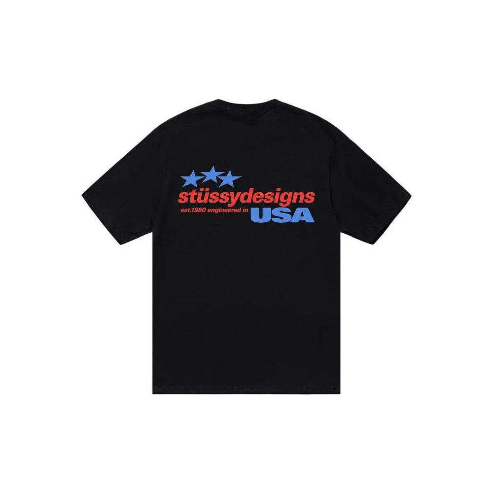Футболки Stussy Designs USA Tee 'Black' 2