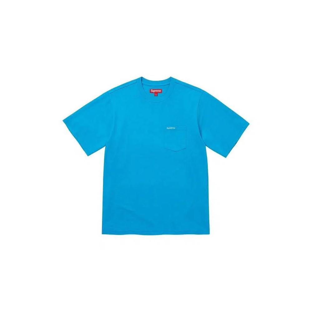 Футболка Supreme Short-Sleeve Pocket Tee 'Ярко-синий' 1