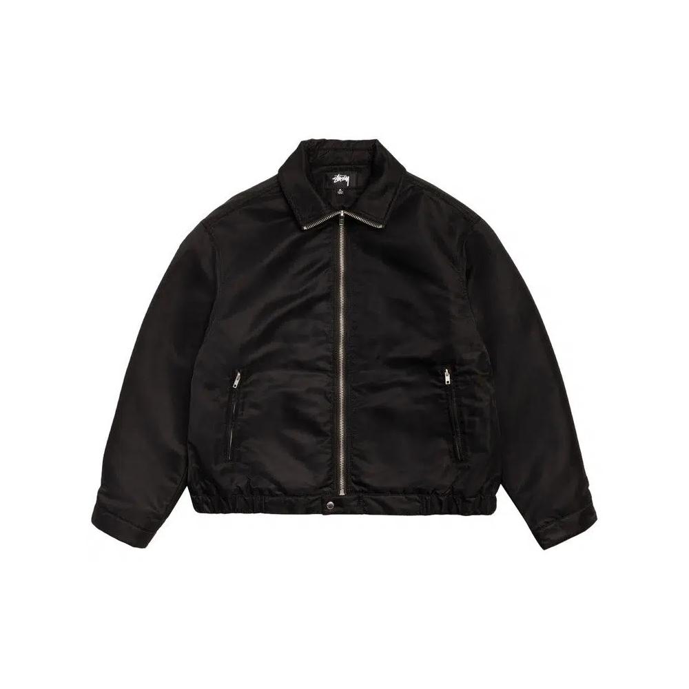 Верхняя одежда Stussy Pile Lined Zip Jacket 'Black' 1