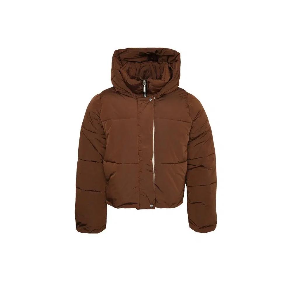 Пуховики Rhude Logo Puffer Jacket «Brown» 1