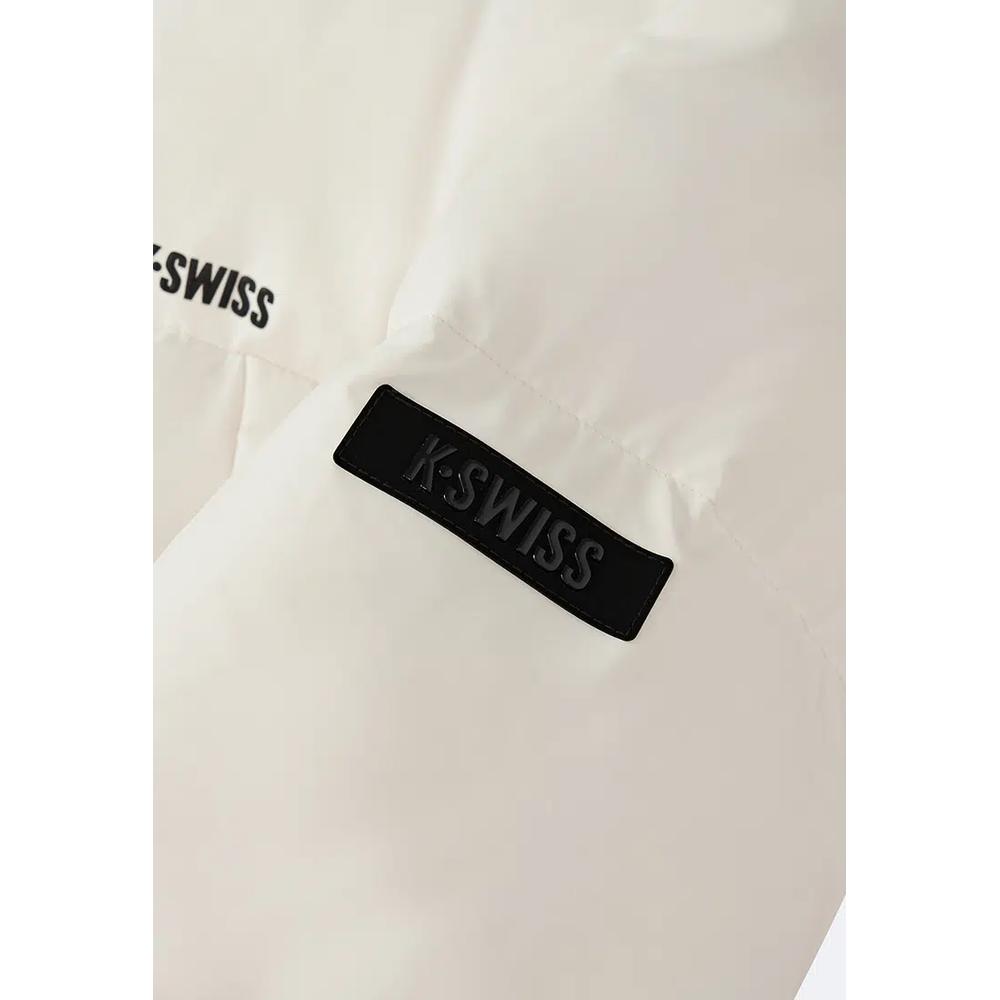 УНИСЕКС K-SWISS ЛОГОТИП ДЛИННАЯ УТЕПЛЕННАЯ КУРТКА С КАПЮШОНОМ 6