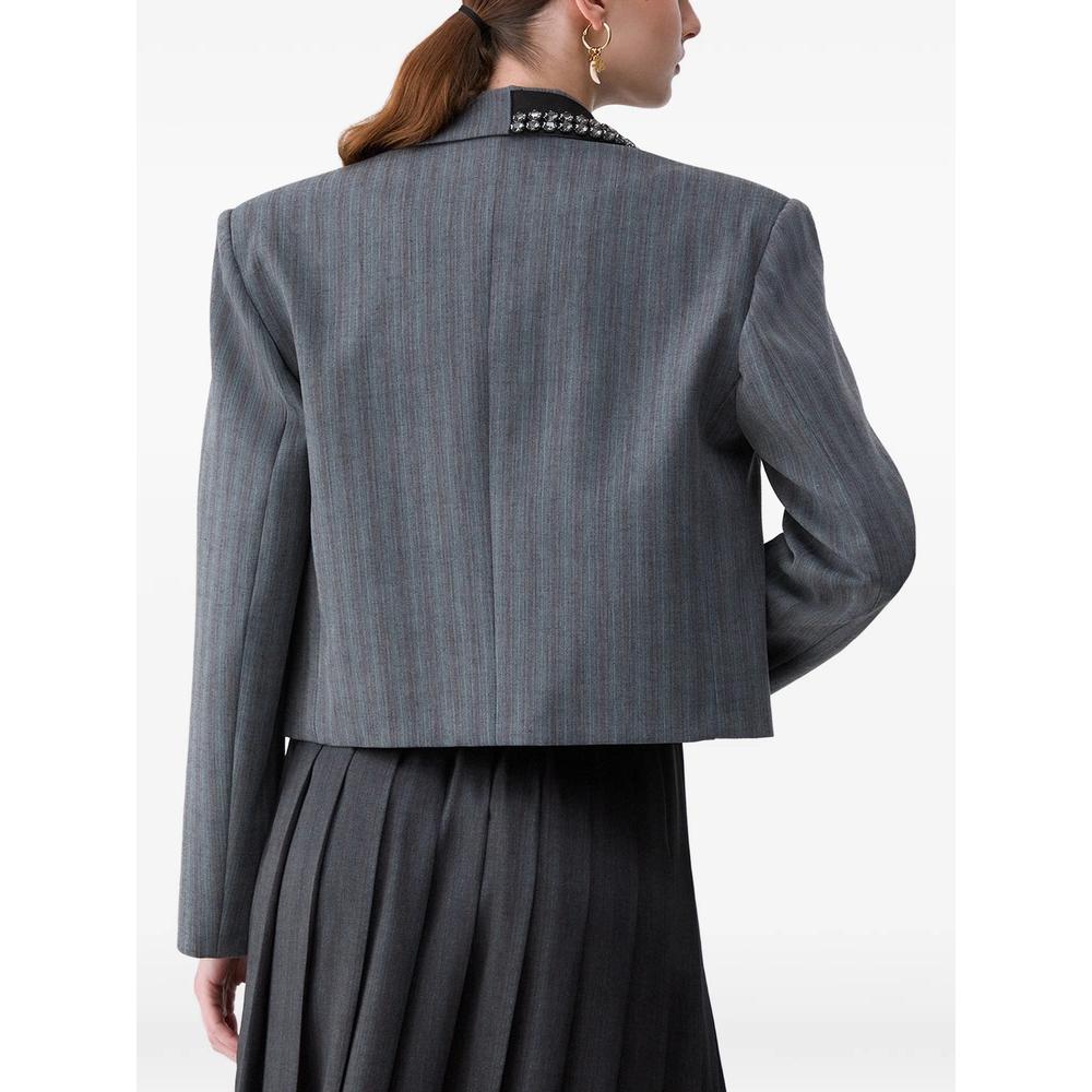 pinstripe cropped jacket 5